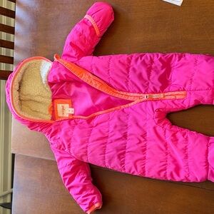 Carter's Pink One Piece Snowsuit for Kids